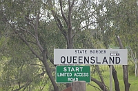 Grenze in Goondiwindi